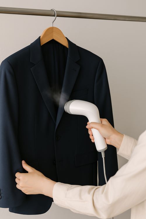 스팀 다리미 or 분무기 활용한 &lsquo;가볍게 펴기&rsquo;