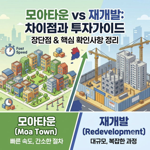 모아타운이란? 재개발과 차이점부터 장단점까지 총정리 (2026년 최신)
