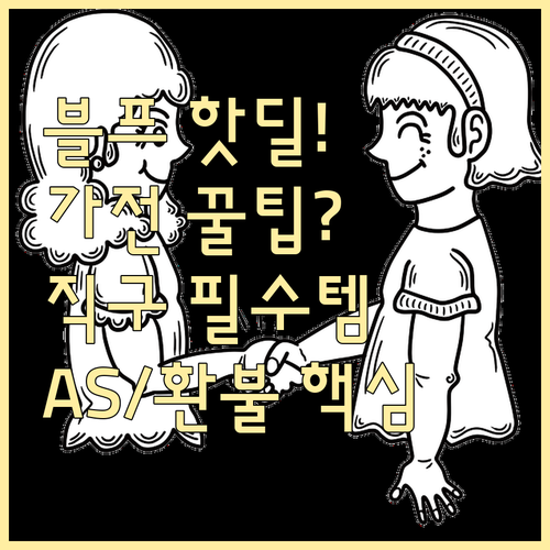 블랙프라이데이 가전 직구 TV 청소기..