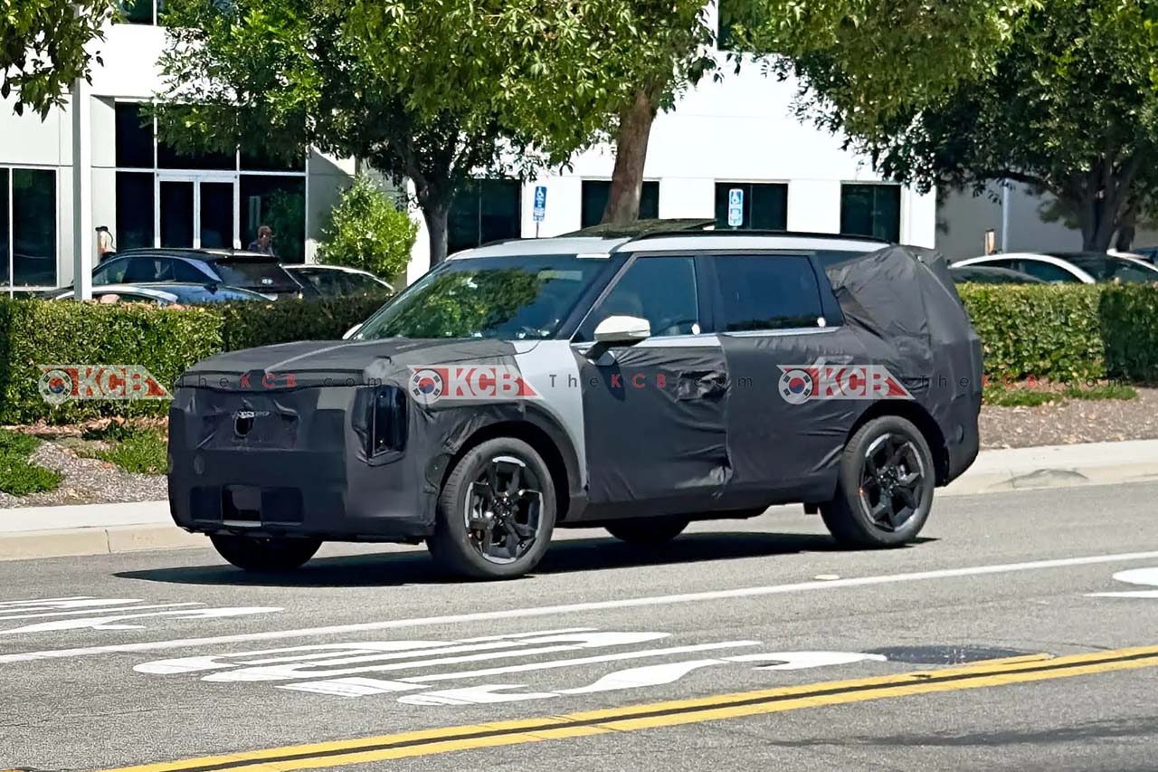 기아 텔루라이드 풀체인지 테스트카 스파이샷