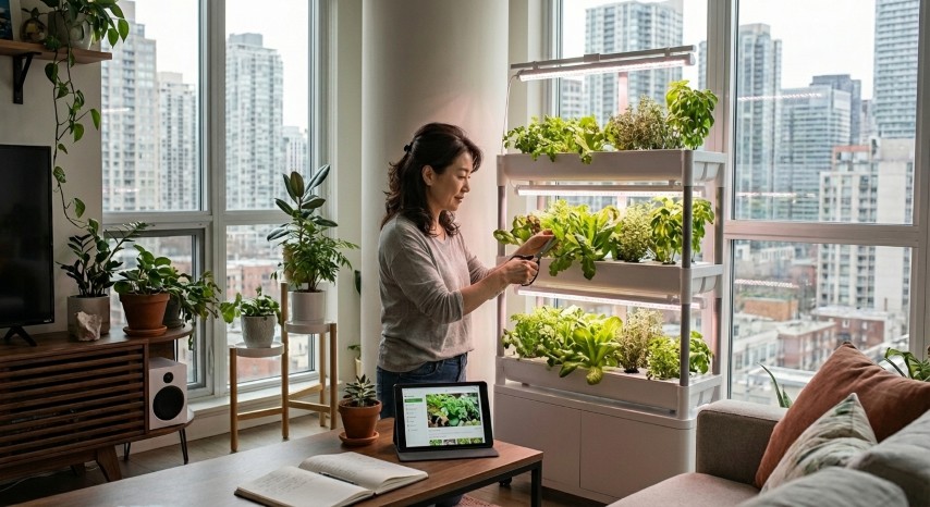 도시 생활 속에서 아파트 실내 농업이 주목 받는 이유