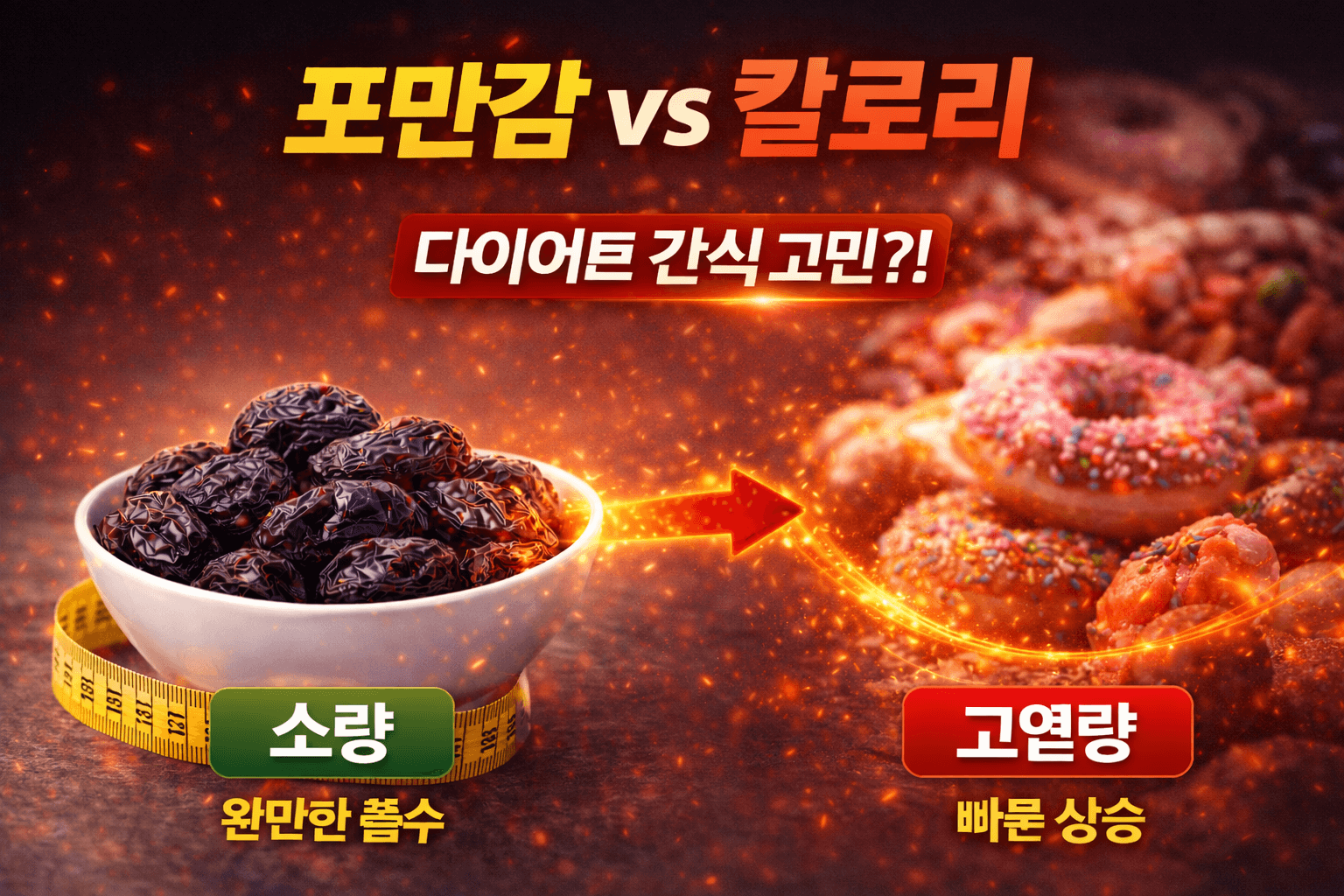 다이어트 관점: 포만감의 장점과 칼로리의 이중성