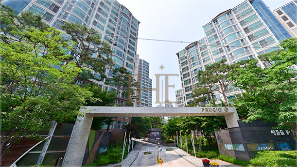 서울숲 푸르지오 1차 단지 모습