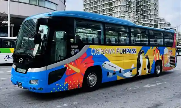 오키나와 펀패스 관광버스 북부 남부 1일 투어 버스