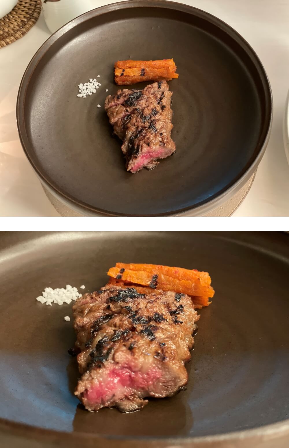 미쉐린 3스타 가온 - 메인 코스 채끝등심구이