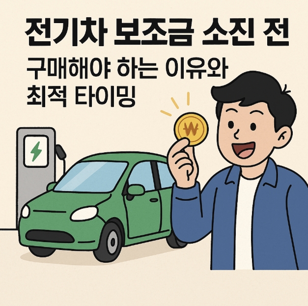 전기차 보조금 소진 전 신청 사진