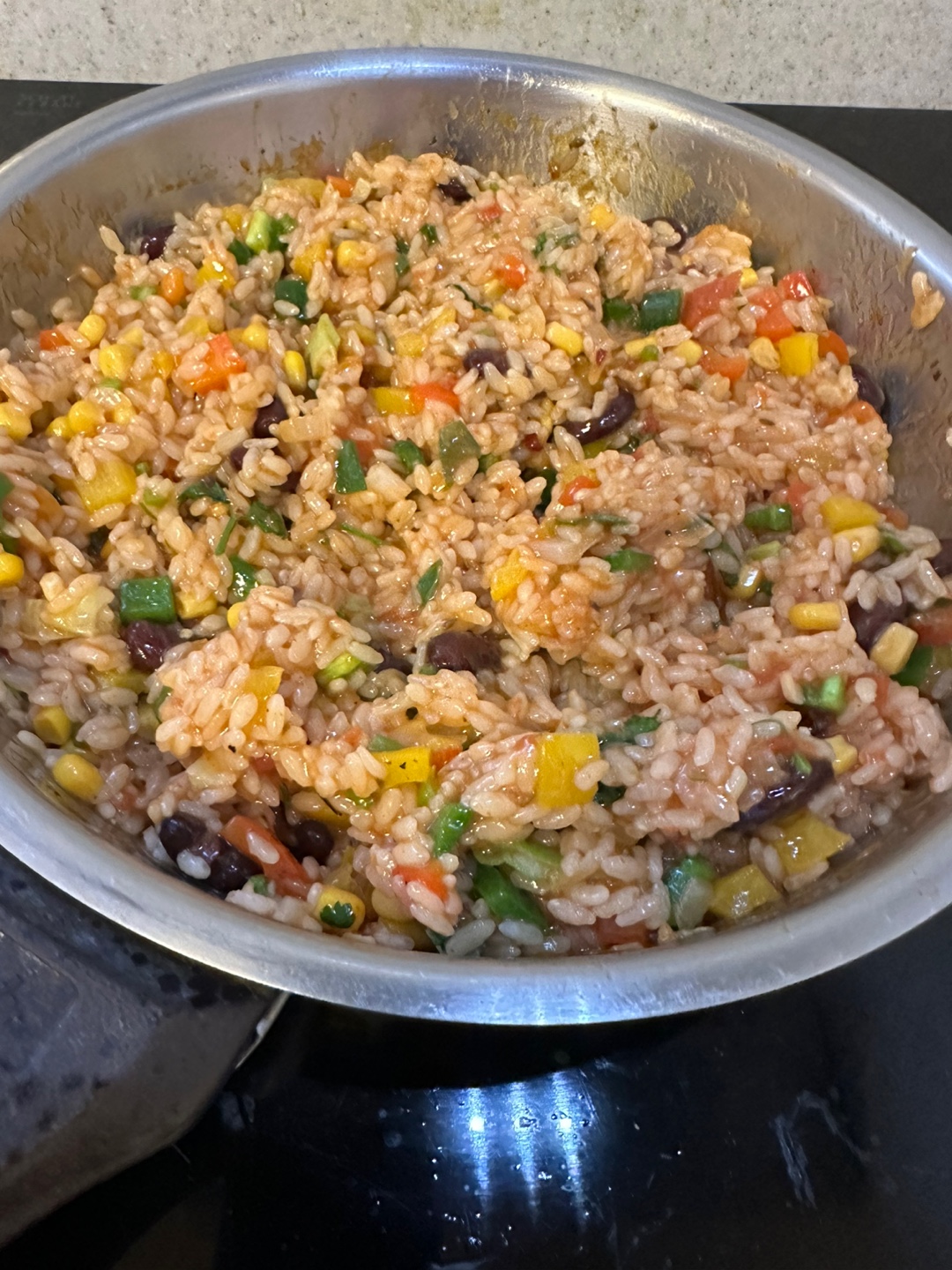 후라이팬에-재료볶기