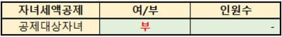 자녀세액공제
