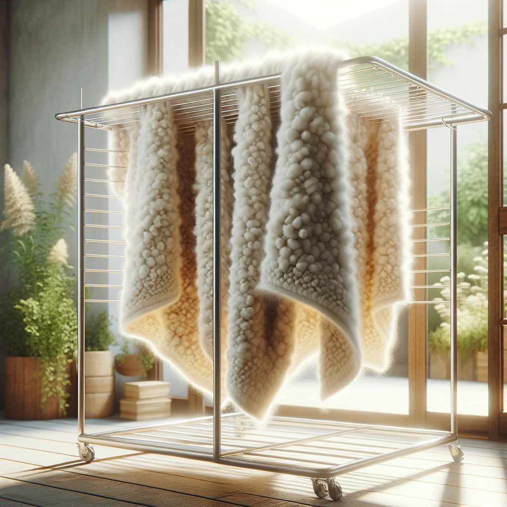 양모이불-자연건조