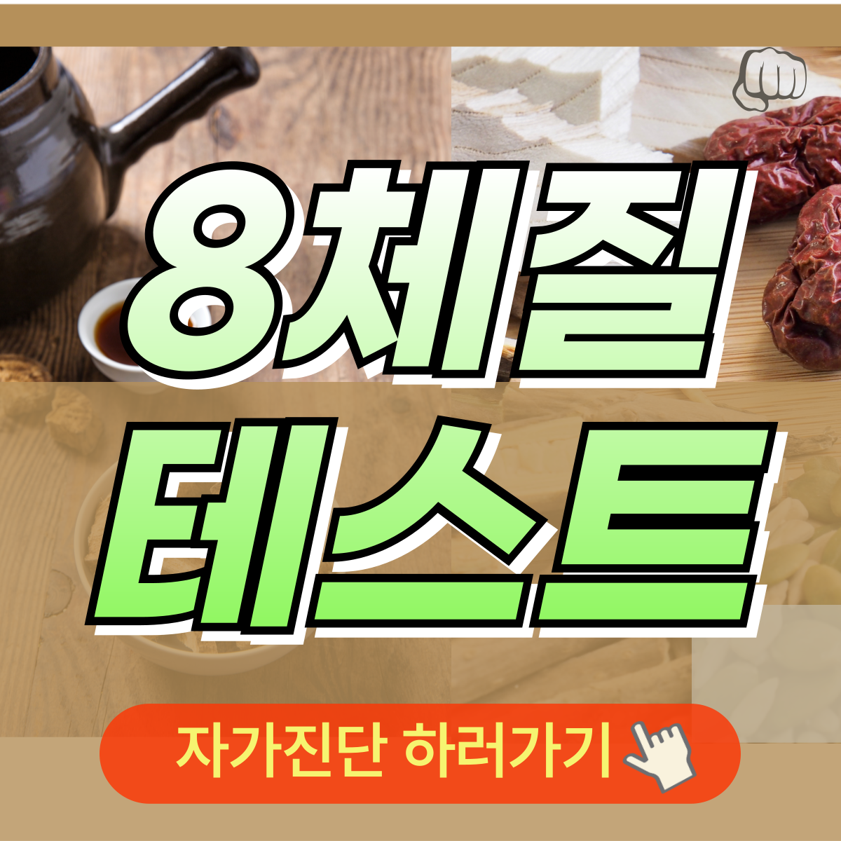 8체질 자가 테스트 섭생표 한의원 내체질