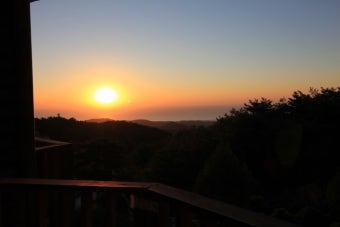 바다가 보이는 자연휴양림