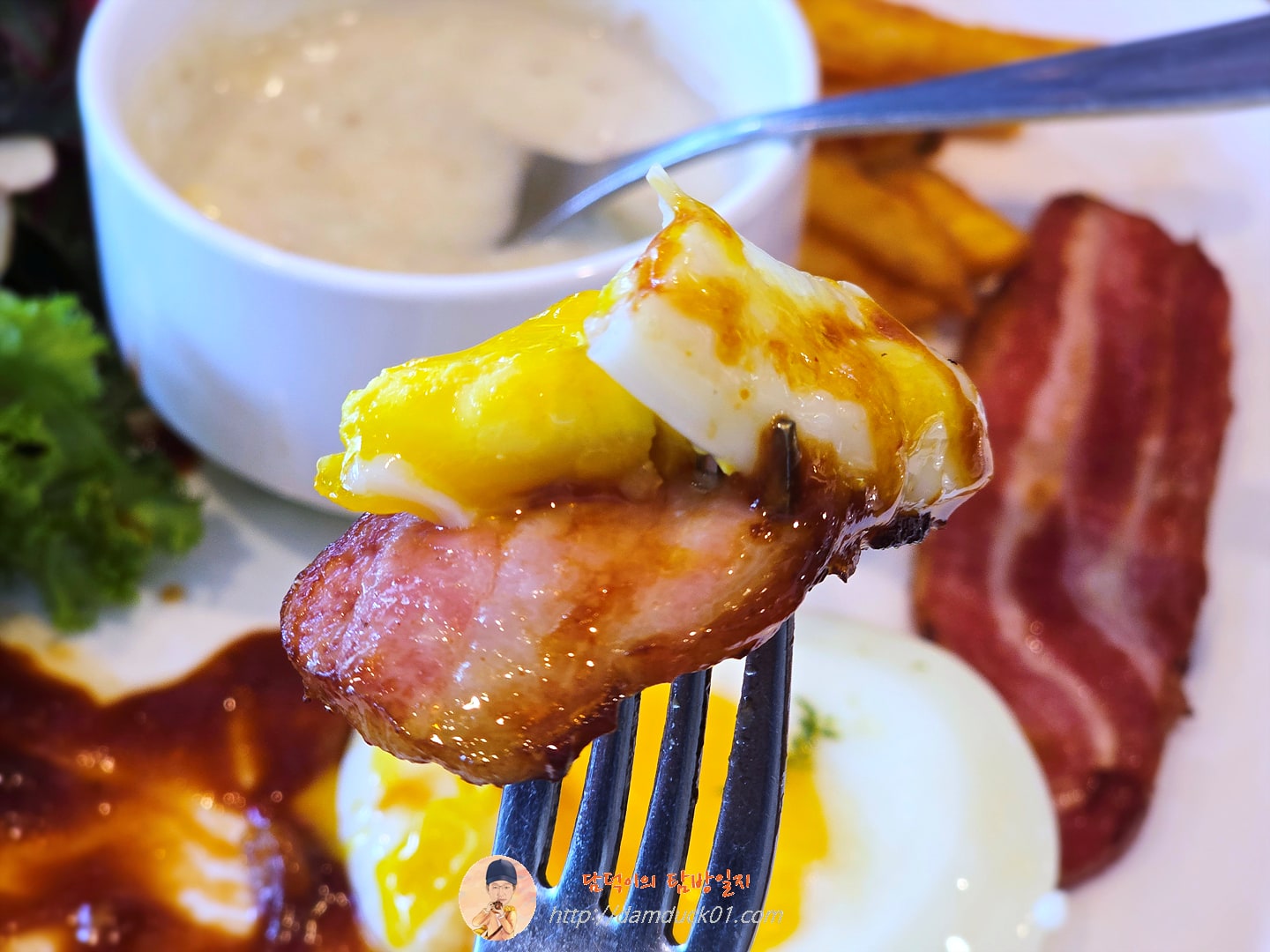 베이컨&amp;#44; 달걀 프라이