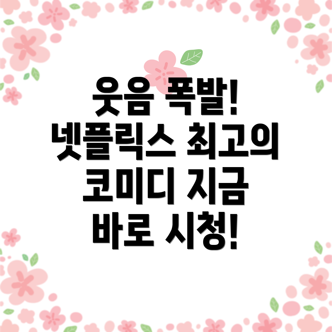 넷플릭스 코미디