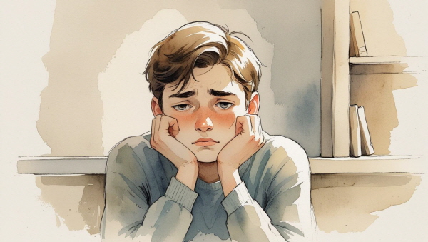 ISTJ 청소년은 과거의 작은 실수를 자꾸 되새기며, “그때 왜 그랬을까”를 반복합니다에 관한 그림