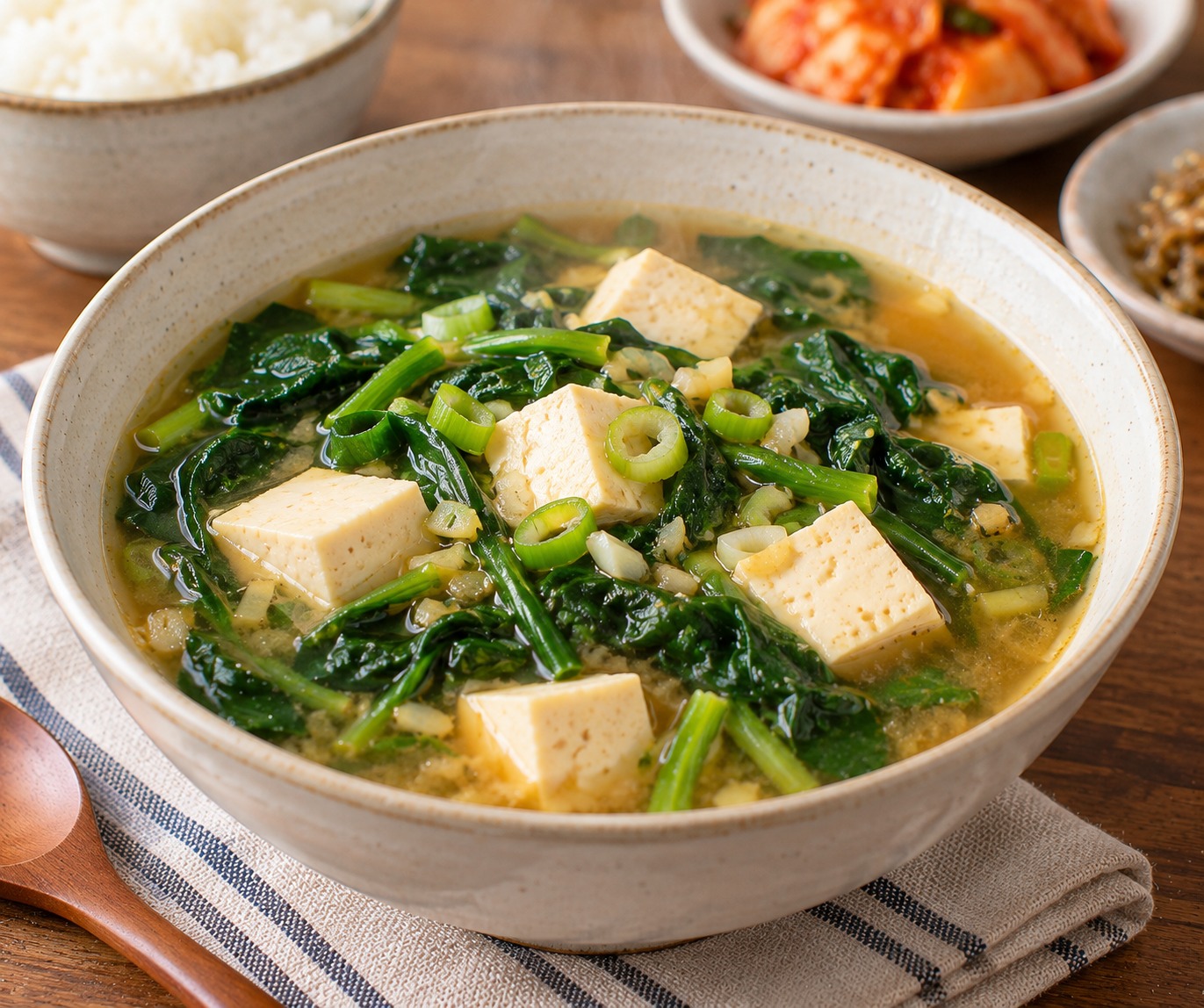 시금치 된장국