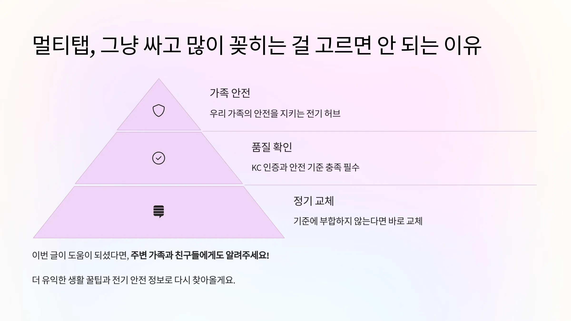 멀티탭, 그냥 싸고 많이 꽂히는 걸 고르면 안 되는 이유