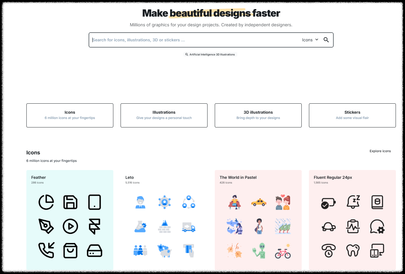디자인 활용 필수! 무료 아이콘 사이트 TOP 5 비교와 활용법 PPT 발표자료 제작 초보 쉽게 활용 무료 사용 추천