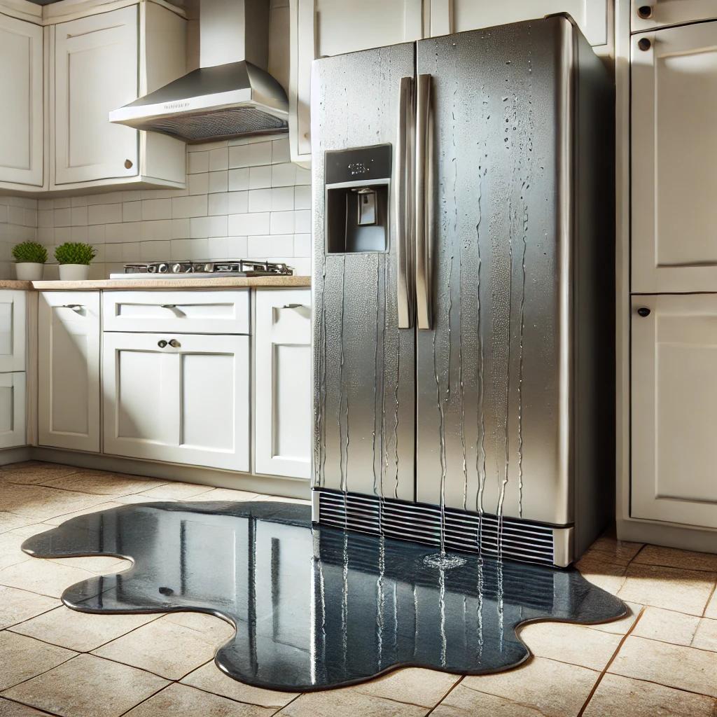냉장고 물이새는현상