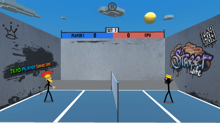 2인용-배드민턴-게임하기-시작-화면