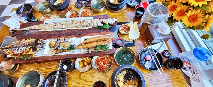 생방송오늘저녁 갈치 한상 1m 특대 갈치조림 갈치구이 오메기떡 한라봉 아이스크림 후식 제주 서귀포 중문 맛집 추천