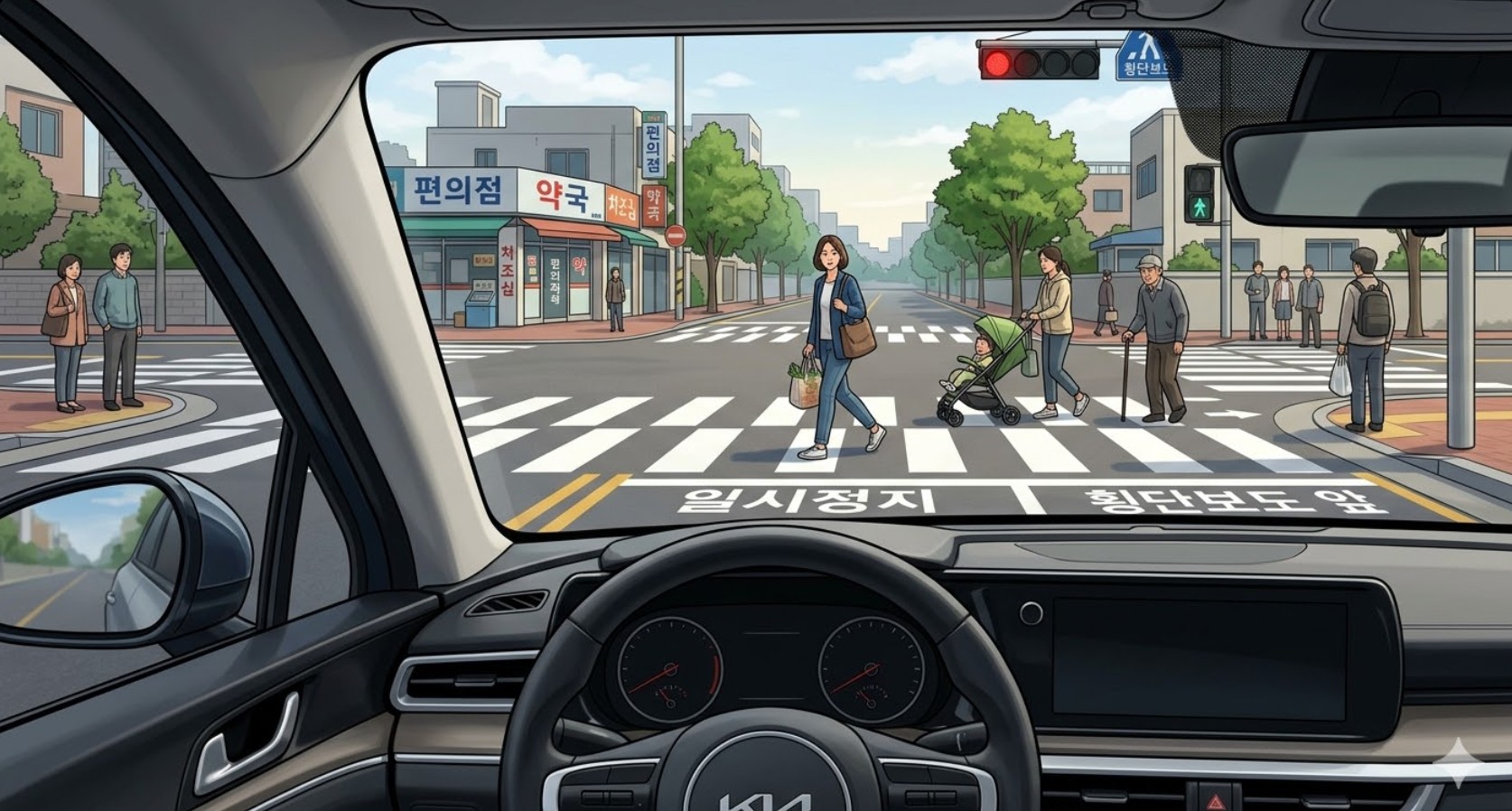 횡단보도 보행자 보호 의무 위반 범칙금 및 자동차 보험료 할증 주의