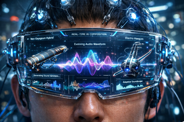 실시간 국악 생성 오디오 엔진과 개인화 믹싱 스트리밍 환경의 도래 예측