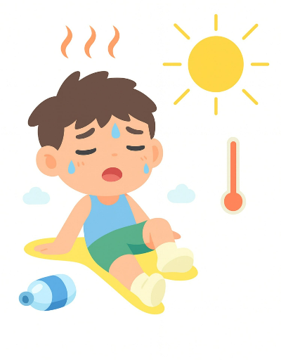 아이 열사병 초기증상, 더운 날 아이에게 나타나는 위험 신호와 응급대처