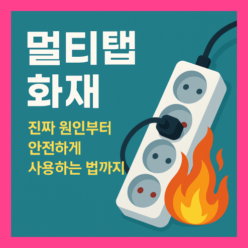 멀티탭 화재, 원인 및 안전하게 사용하는 방법