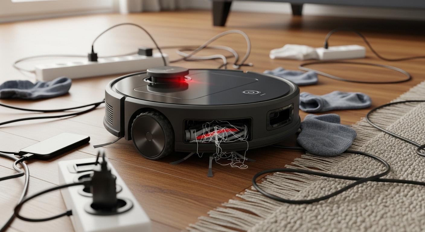 털 엉킴 로봇청소기