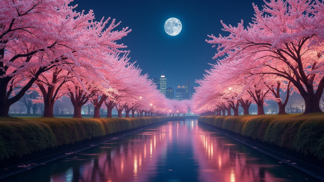 낮보다 더 아름다운 밤 벚꽃 명소 7곳