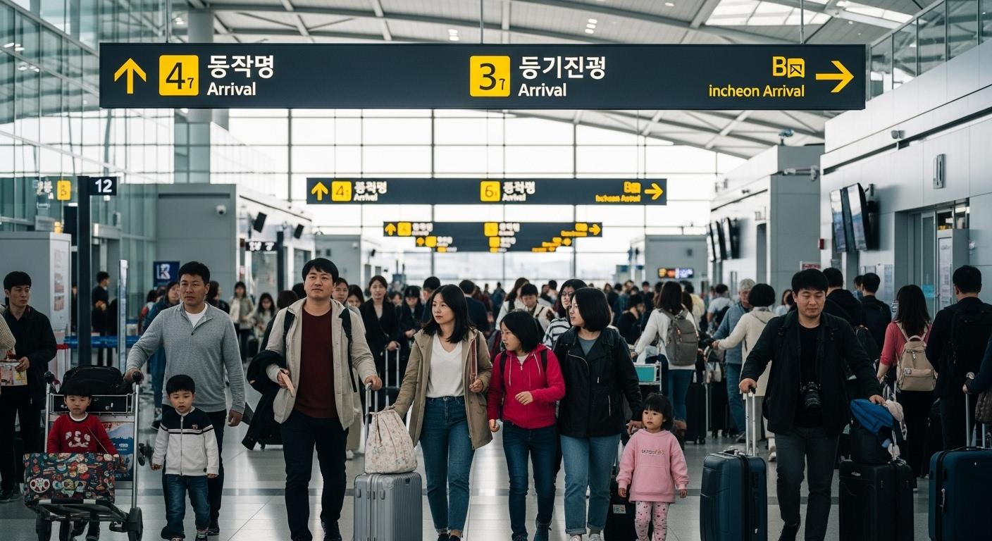 인천공항 입국 게이트