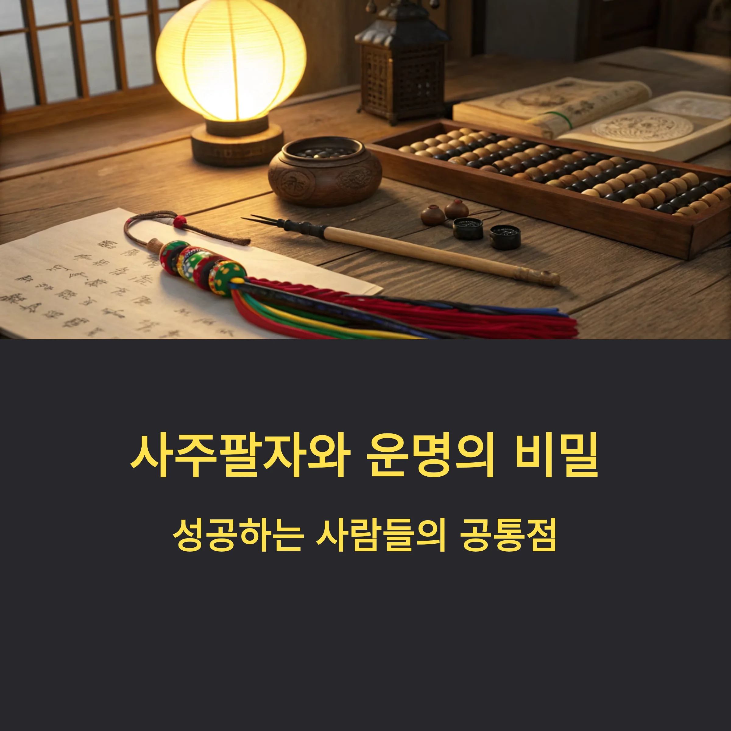 사주팔자와-운명의-비밀
