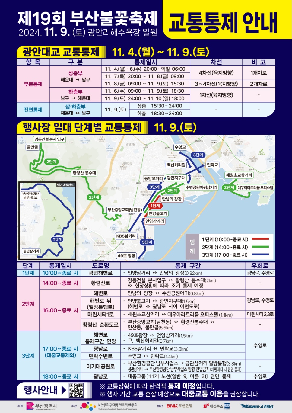 부산불꽃축제-교통통제안내