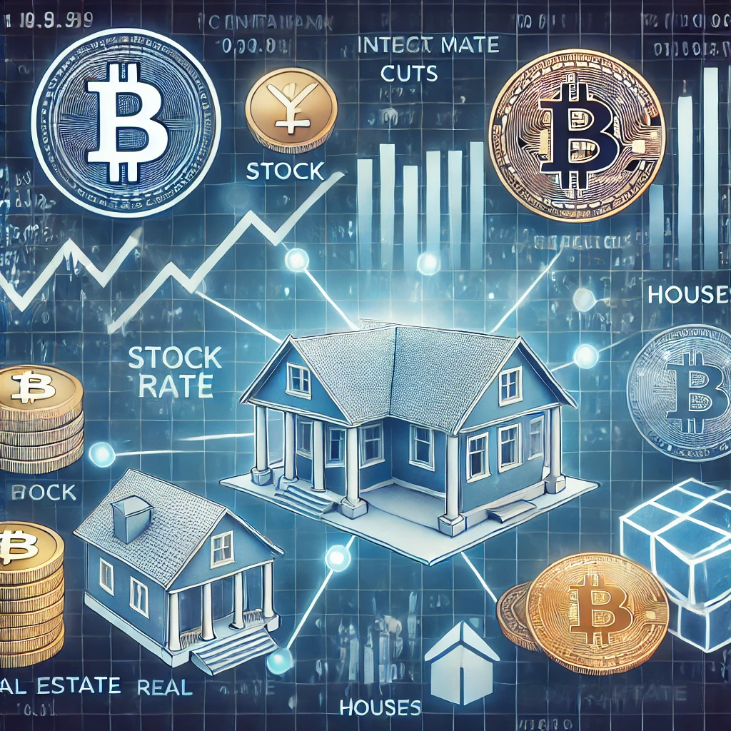 금리인하 주식, 부동산 코인