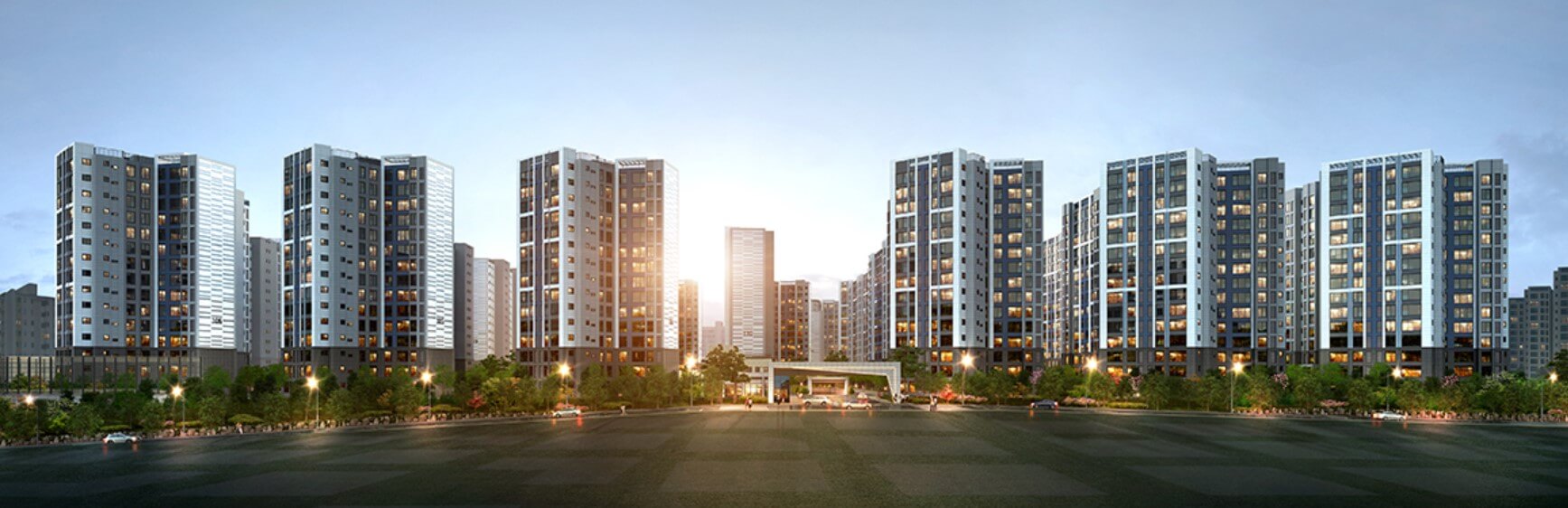 매교역 팰루시드 조감도