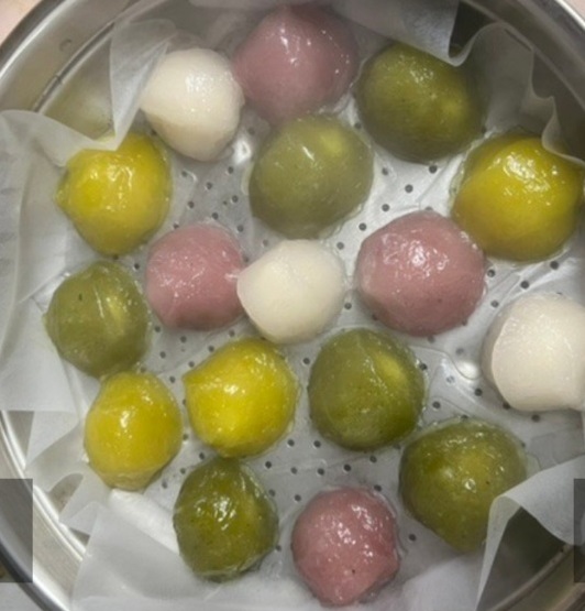 산채감자떡