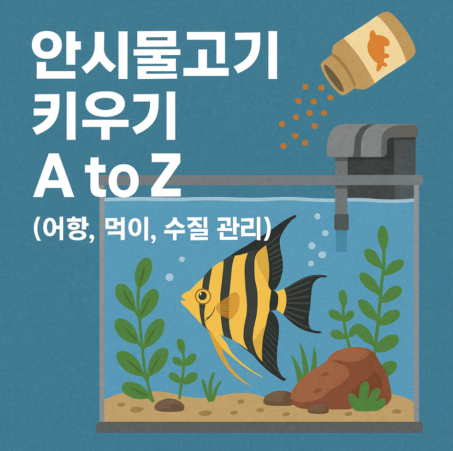 안시물고기 키우기 A to Z (어항, 먹이, 수질 관리)