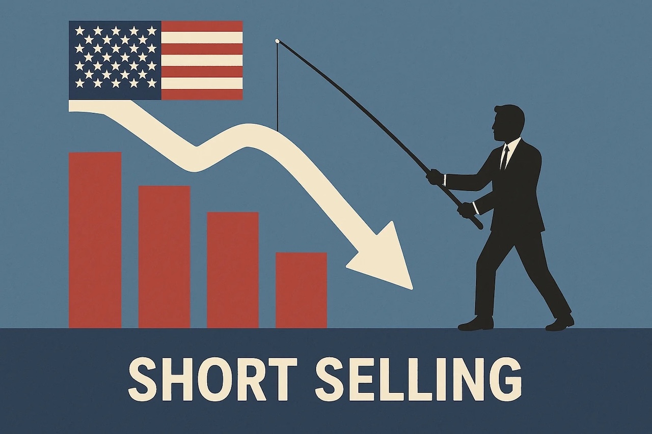 공매도 일러스트