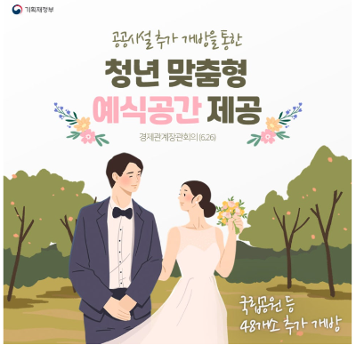 청년맞춤형예식공간제공