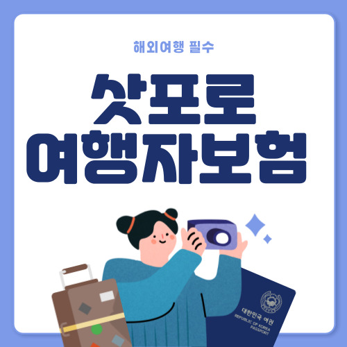 저렴한 삿포로 여행자보험 추천