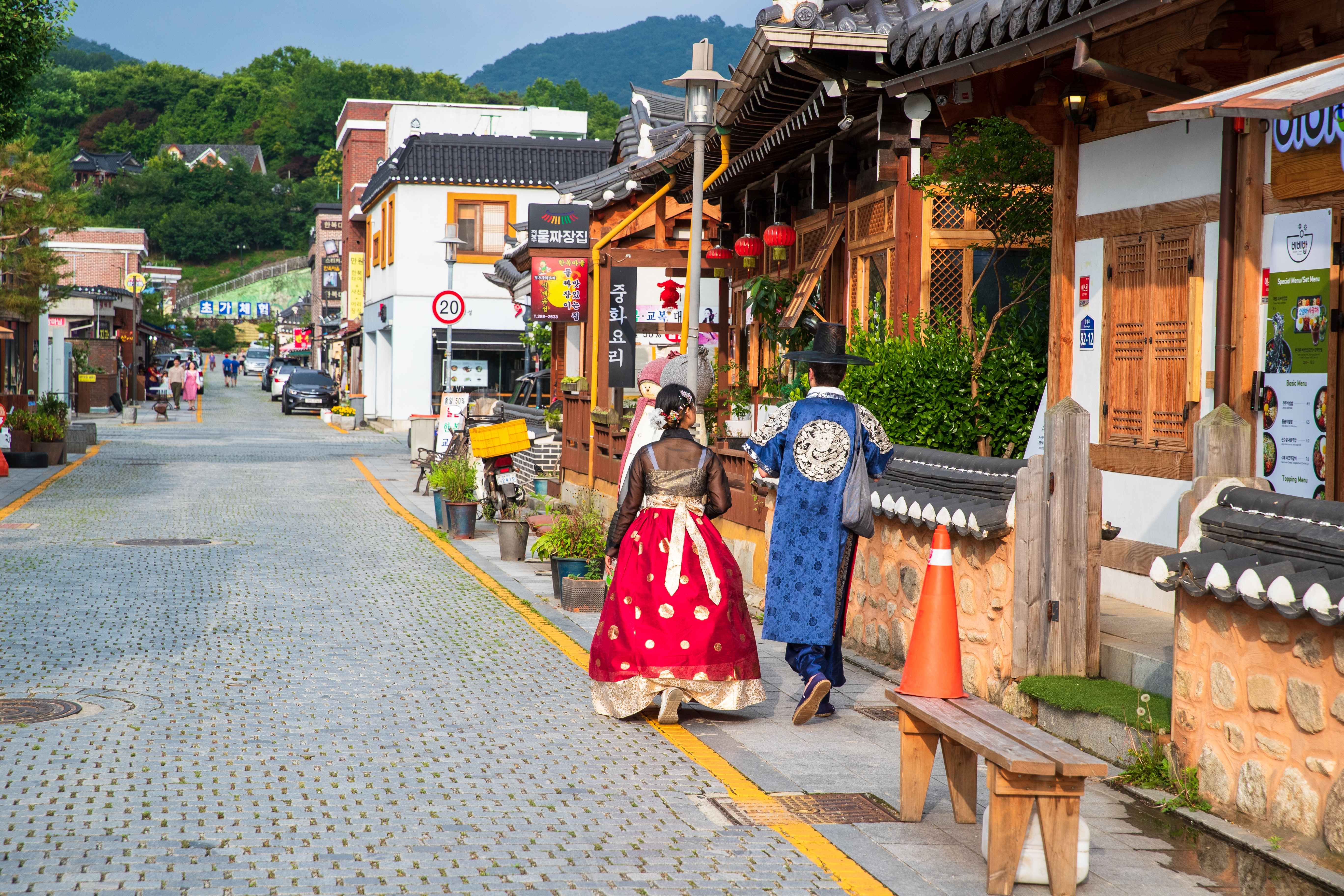 전주한옥마을 사진
