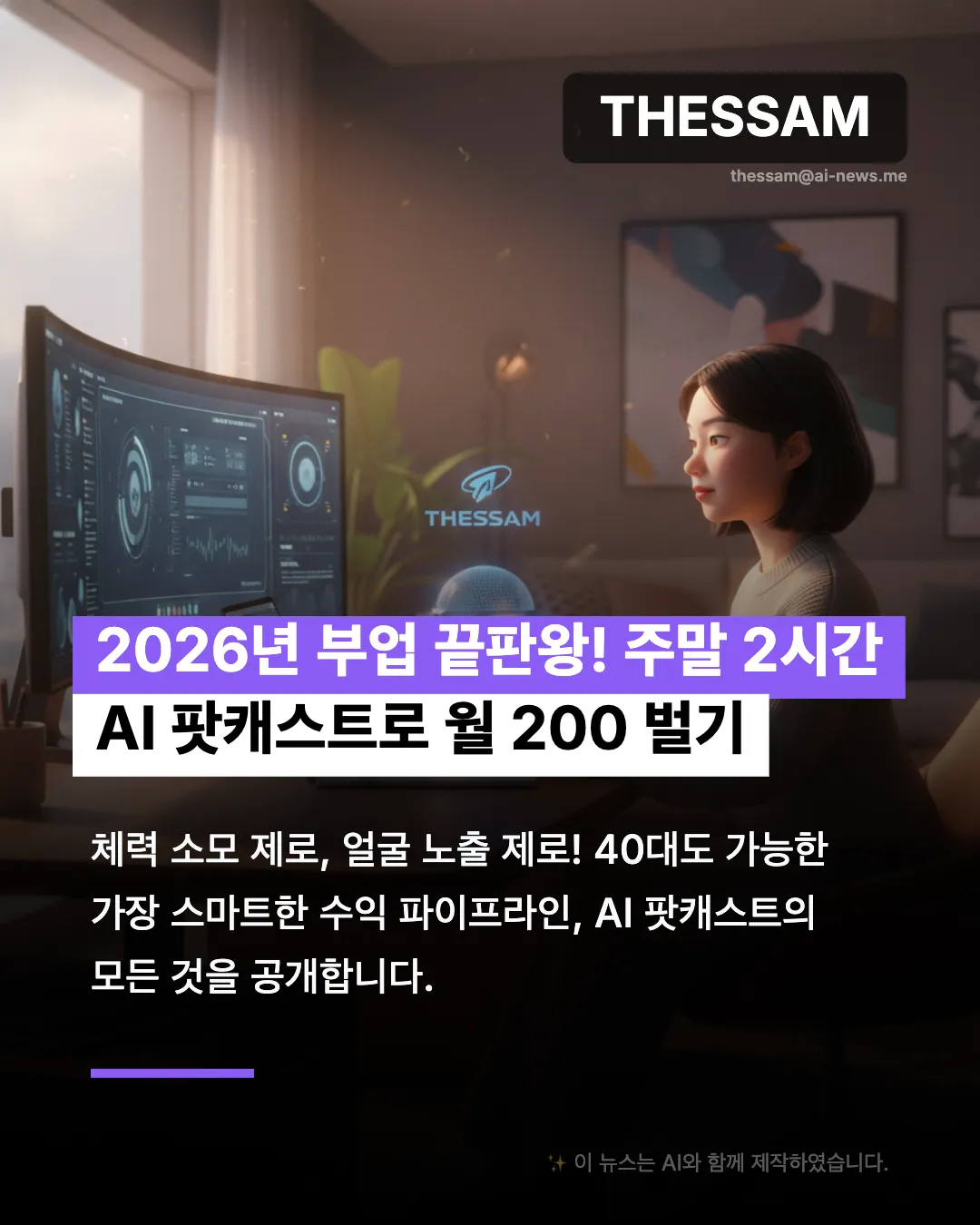 2026년 대박 부업 트렌드 - AI 팟캐스트