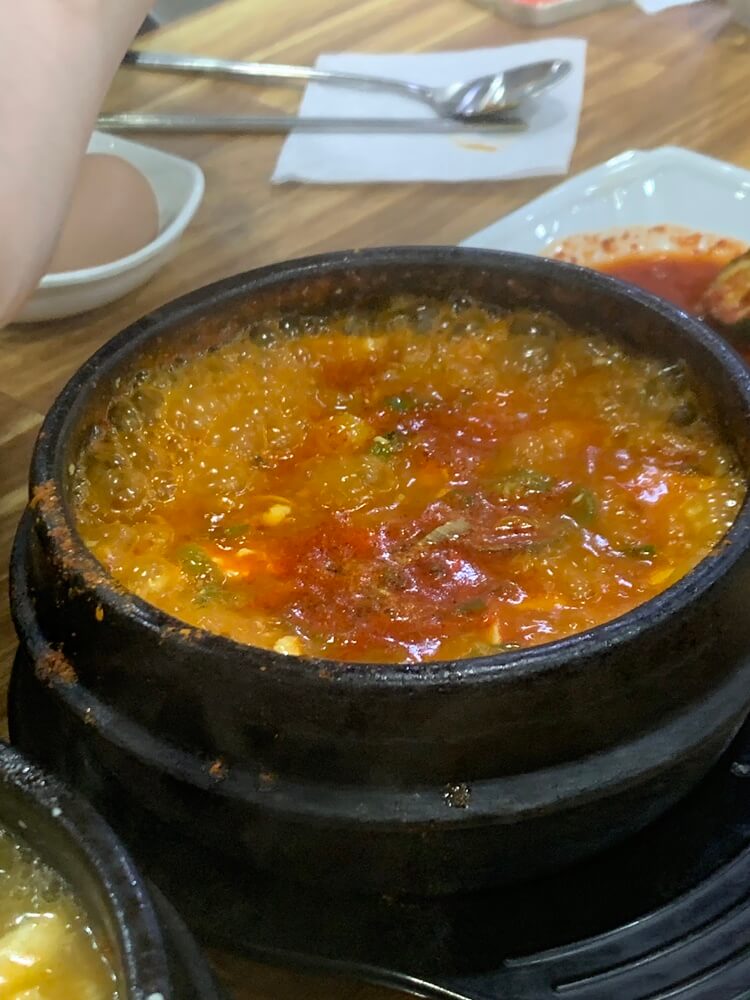 매운 순두부찌개