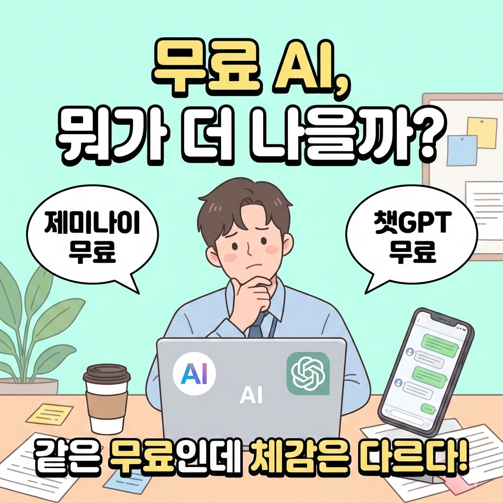 제미나이 무료 버전, gpt 무료 버전 비교, 이미지 생성 프롬프트 공개