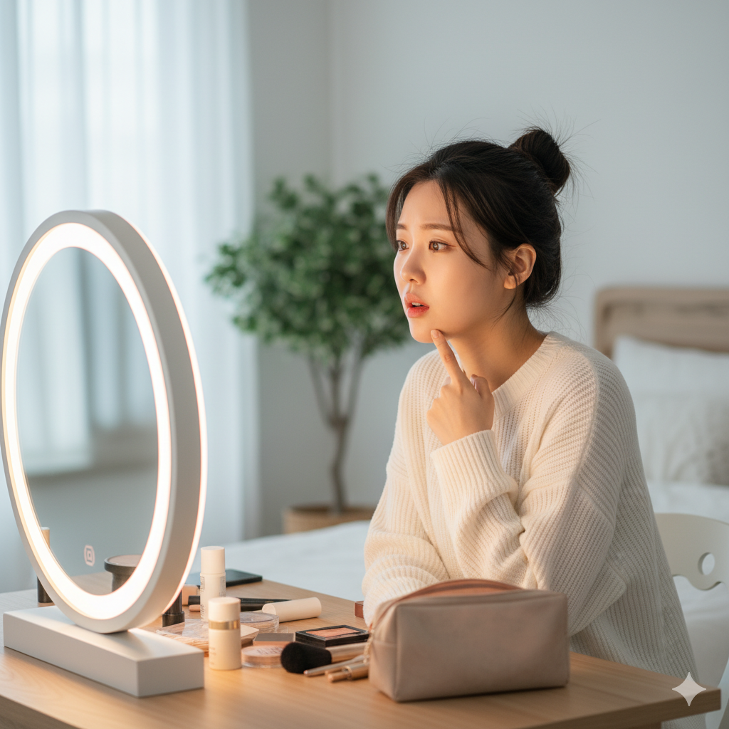 턱여드름 성인여드름 여드름관리 피부트러블 클렌징루틴