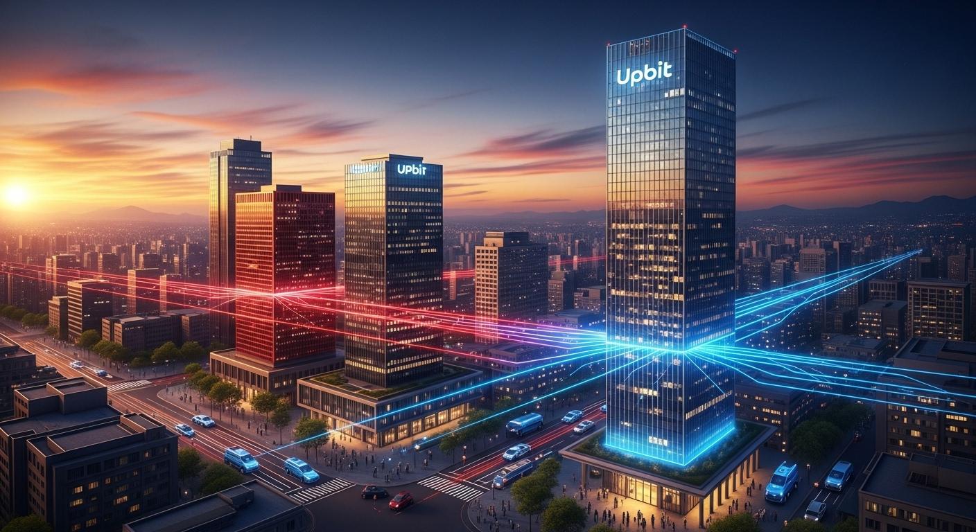 업비트 빨강 파랑