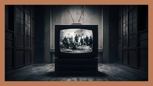 흑백-텔레비전
