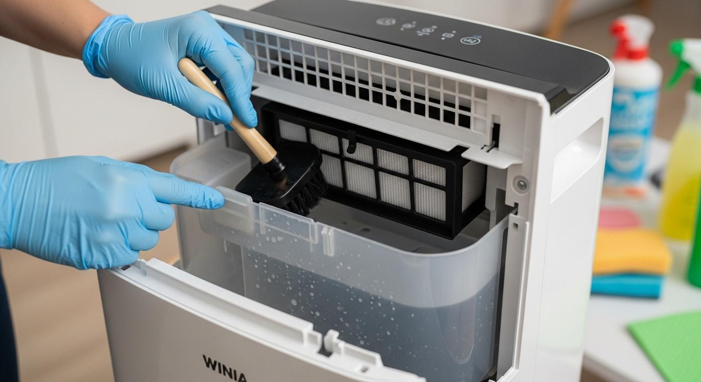 위니아 제습기 청소