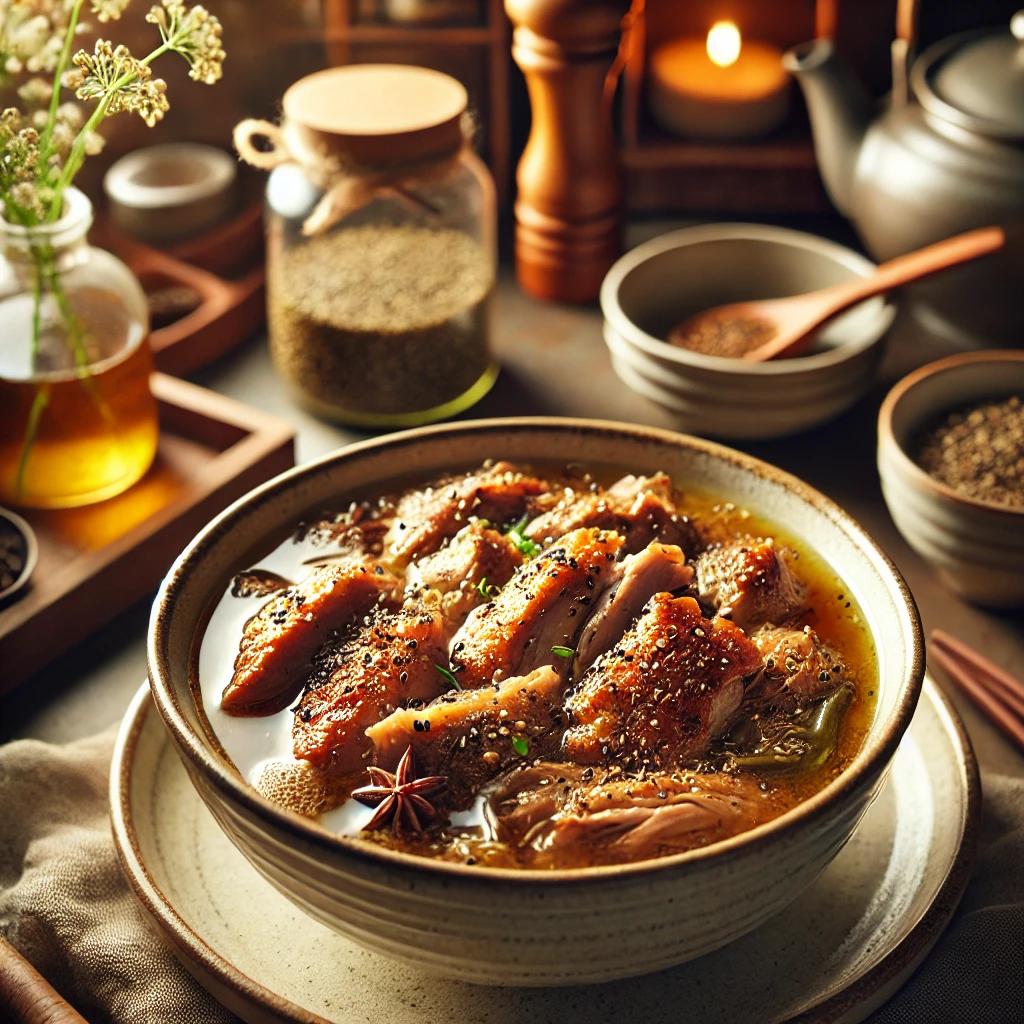 환절기 우리집 보양식 오리훈제들깨탕