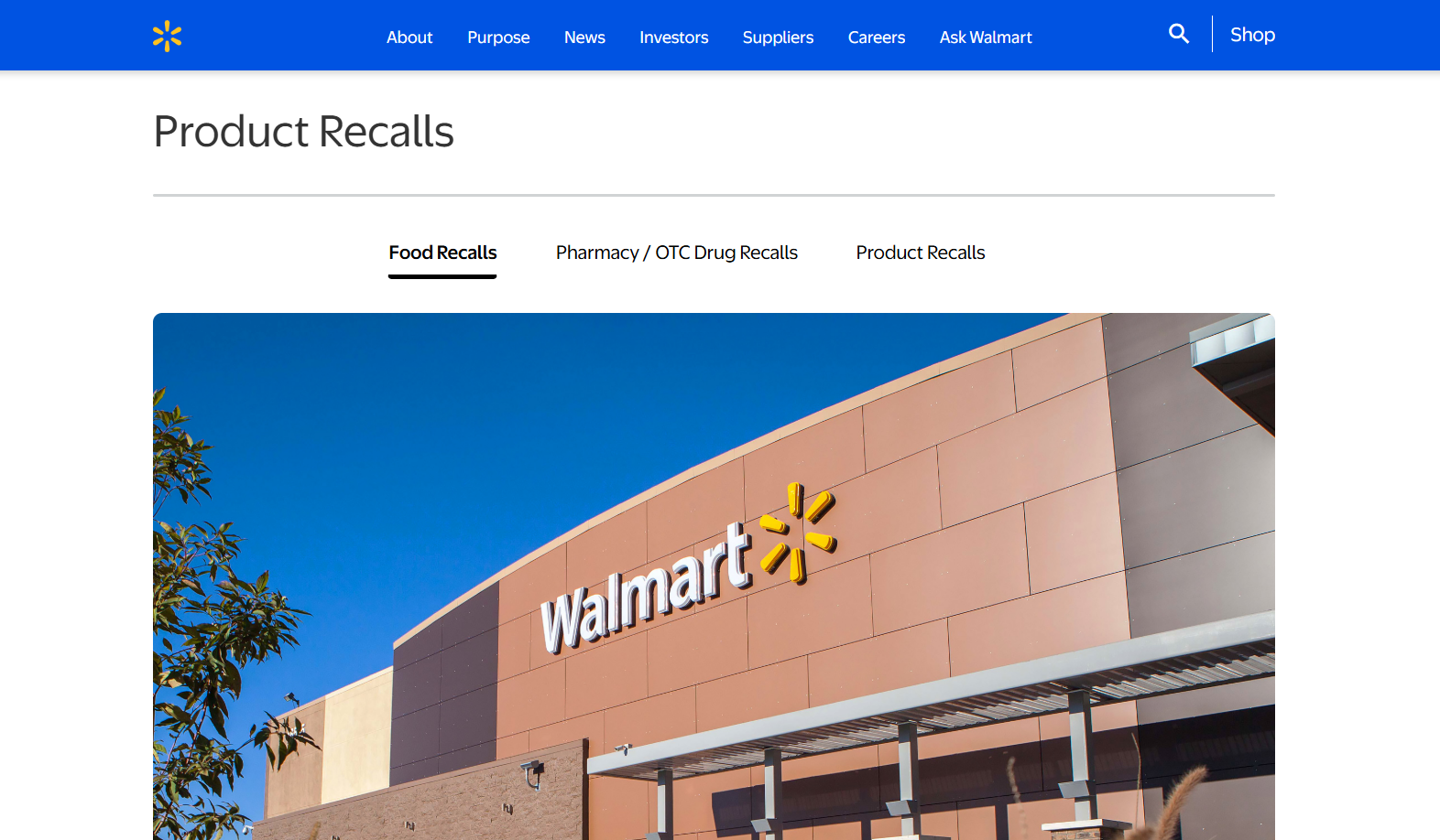 2025 Walmart Recalled Products and Reasons, Recall Instructions(List of products that pose health and safety risks, return to Walmart stores, immediate disposal, refunds, etc., issues such as food poisoning bacteria, malfunction, contamination, fire and burn hazards, related product death reports, problematic products, refund/return/exchange)